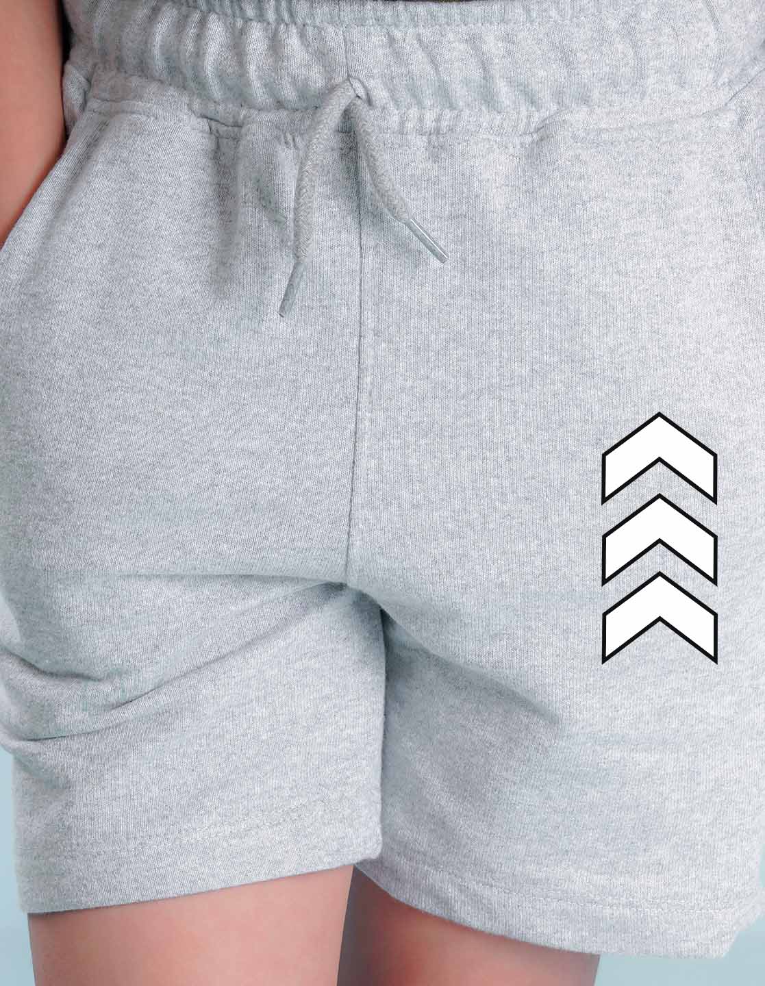 Nusyl Arrow Printed Grey Boys Shorts