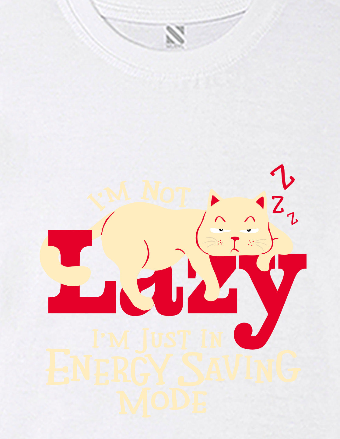 Nusyl Girls White Lazy Text  Printed  Short sleeve Cotton Blend Oversized T-shirts