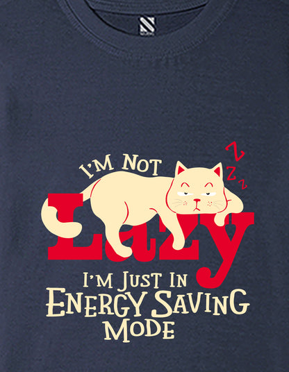 Nusyl Girls Navy Blue Lazy Text  Printed  Short sleeve Cotton Blend Oversized T-shirts