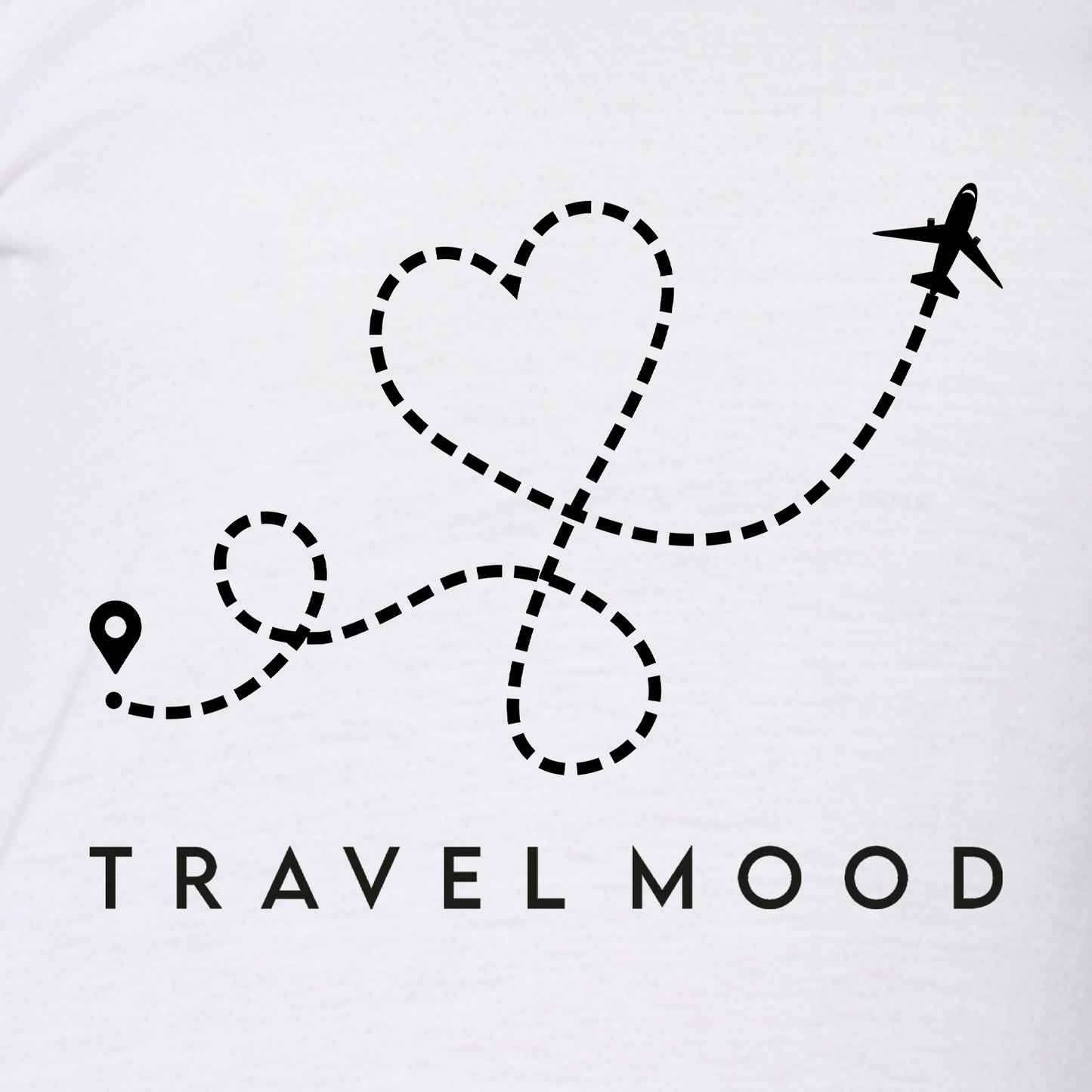 Nusyl Girls White Travel Mood Text Printed Full sleeve T-Shirt