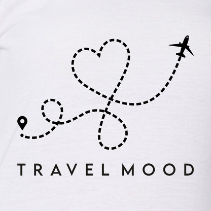 Nusyl Girls White Travel Mood Text Printed Full sleeve T-Shirt