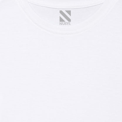 White Cartoon Printed Girls T-shirt