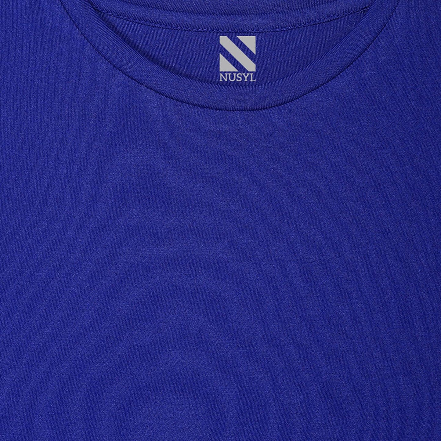 NUSYL Girls Half Sleeves Royal blue Teddy bear printed T-shirt