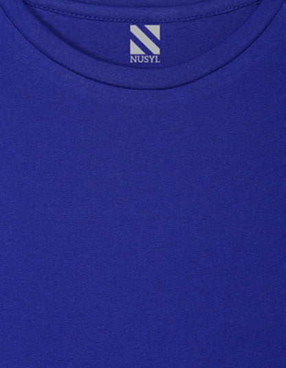 NUSYL Girls Royal Blue Cute and Pretty Printed Half sleeve t-Shirt