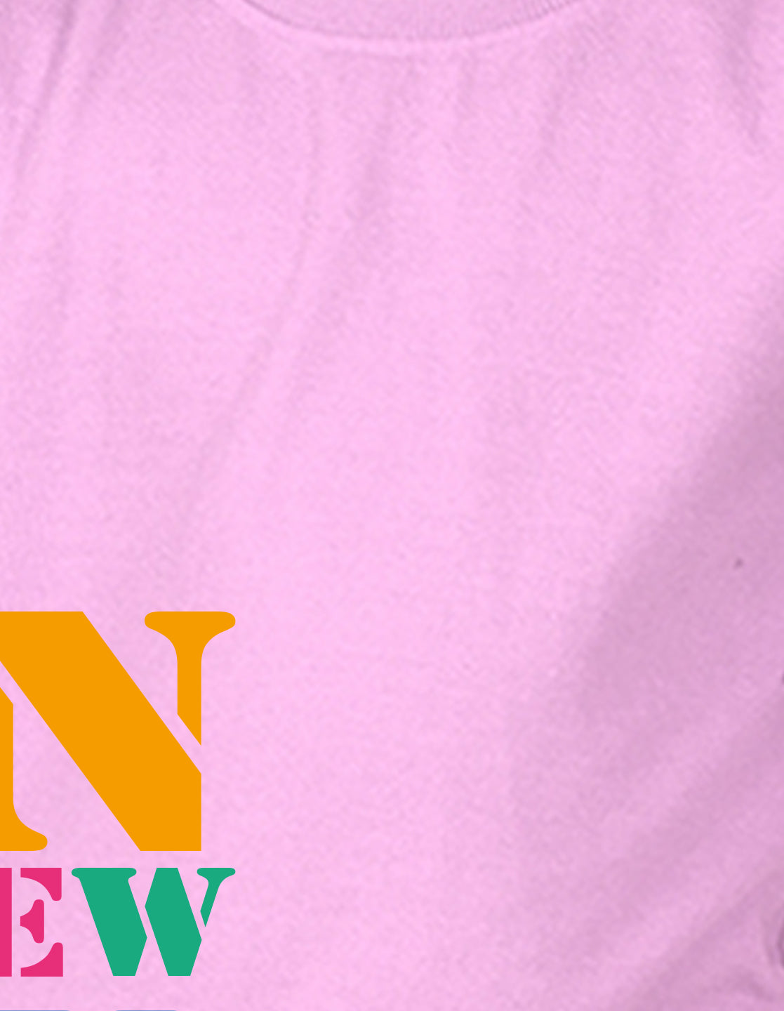 NUSYL Boy's Lilac New York text Printed Oversized Round neck Sweatshirt