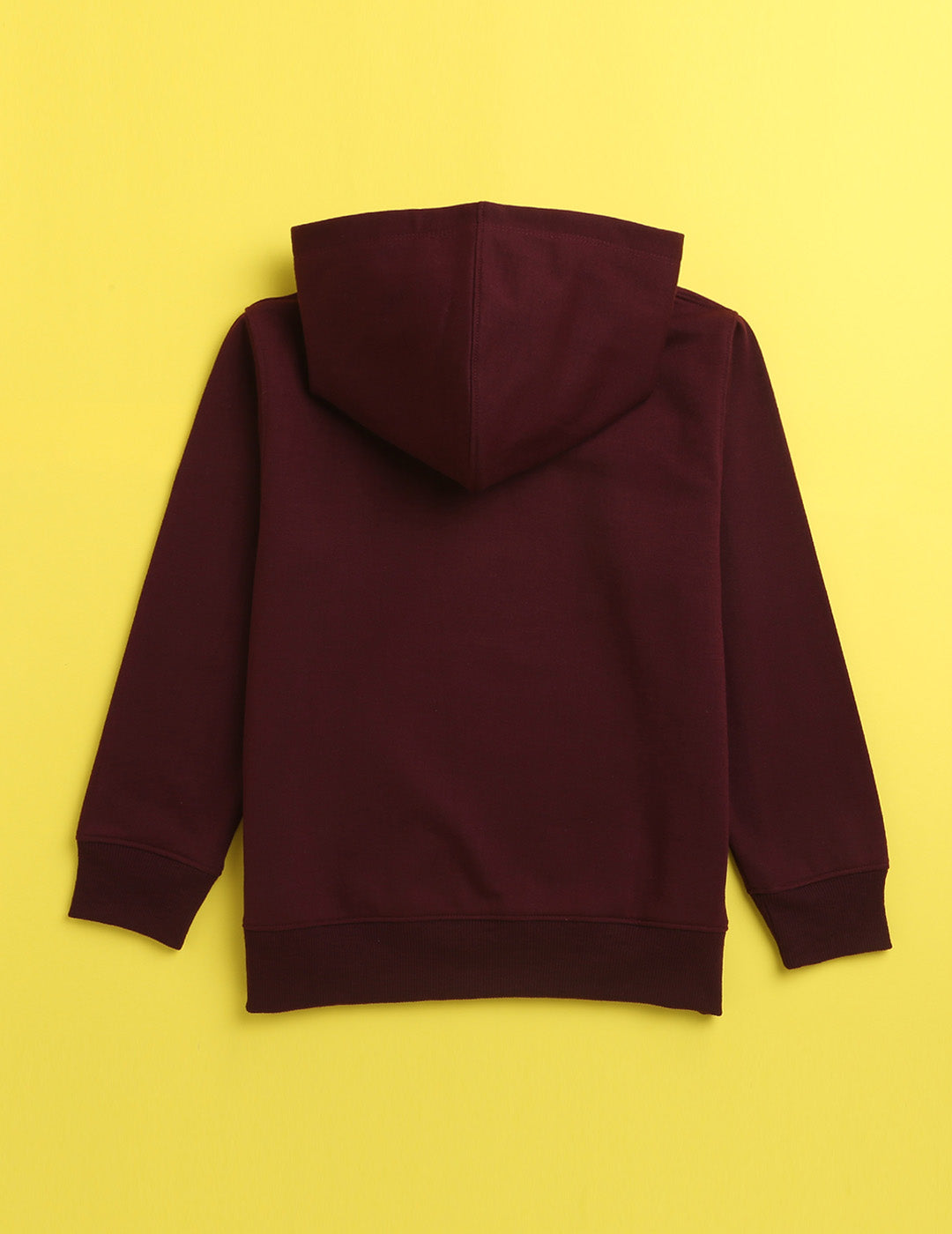 Burgandy Printed Sweatshirt For Kids