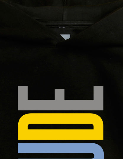 Black Printed Sweatshirt For Kids