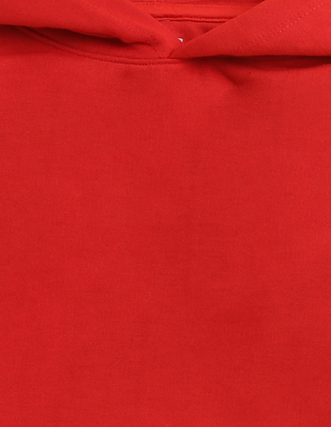 Nusyl Girls Bee Printed Red Hooded Sweatshirts