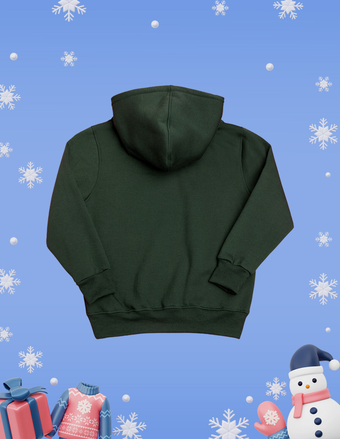 Nusyl Girl's Olive we are the  future love text Printed hoodie