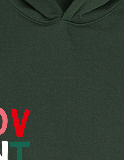 Nusyl Boy's Olive Adventure text Printed Hoodie