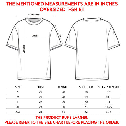 Nusyl Yellow Text back Printed oversized t-shirt