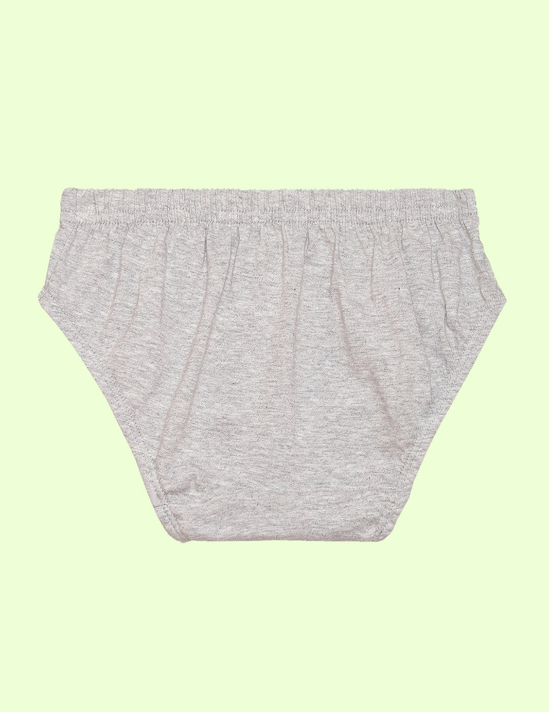 Nusyl Boys solid briefs combo-pack of 3 (White,Grey,Yellow)
