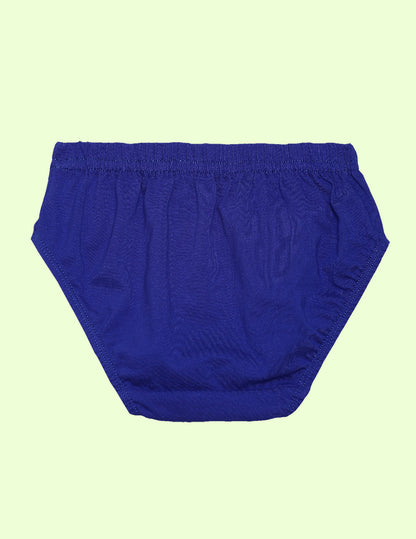 Nusyl Boys solid briefs combo-pack of 3 (Yellow,Royal Blue,White)