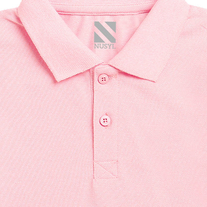 Nusyl Solid Peach Infants Polo t-shirt