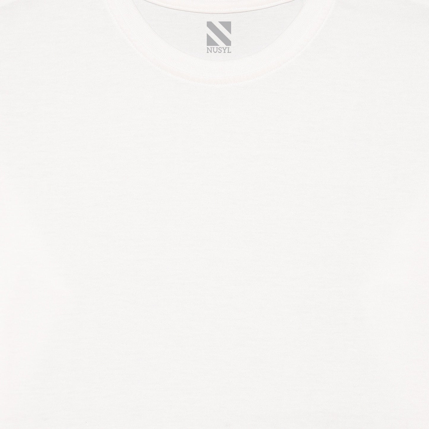 Nusyl Boys White Text Printed t-shirt
