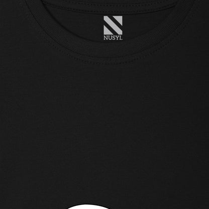 Nusyl Fish printed Black Biowashed Cotton Half  T-shirt T-shirt