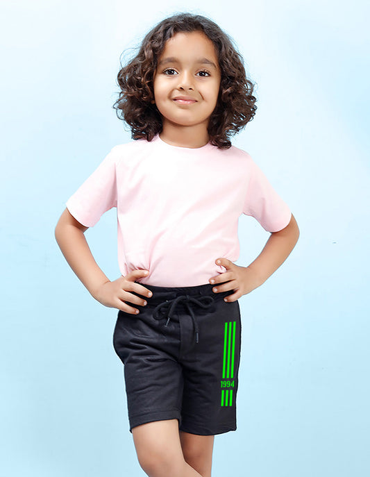 Nusyl 1994 Printed Black Boys Shorts