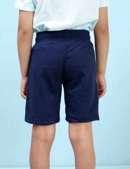 Nusyl Skate Board Printed Red Boys Shorts