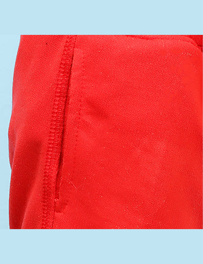 Nusyl Keep it up Printed Red Boys Shorts