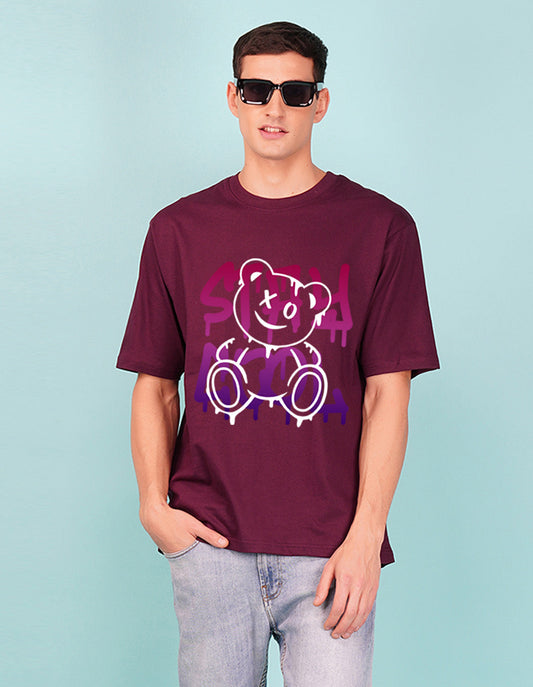 Nusyl Wine Stay cool Printed oversized t-shirt