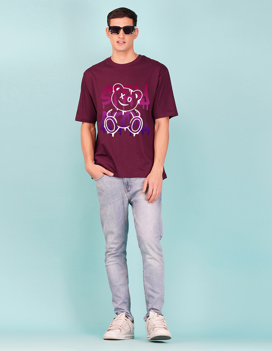 Nusyl Wine Stay cool Printed oversized t-shirt