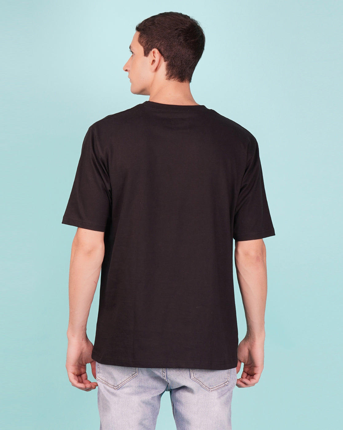 Nusyl Black Stay cool Printed oversized t-shirt