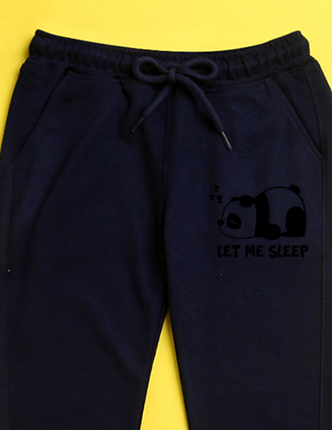Nusyl Navy blue animal printed kids unisex treck pants