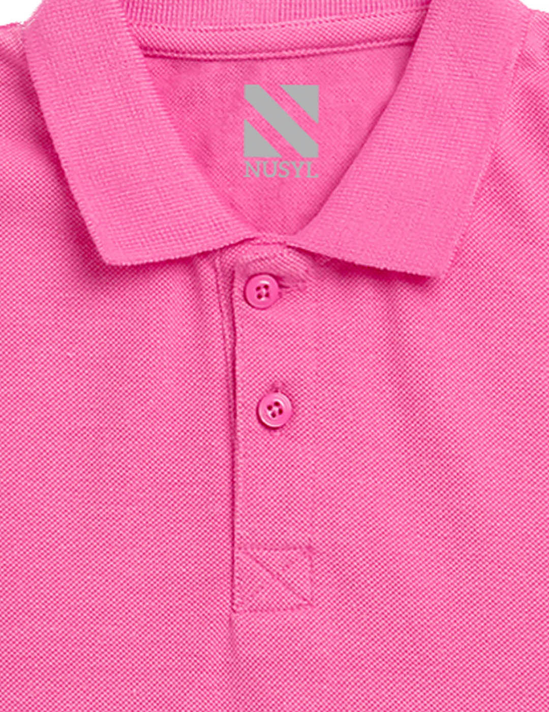 Nusyl Beach Printed Bubblegum pink Boys polo T-shirts