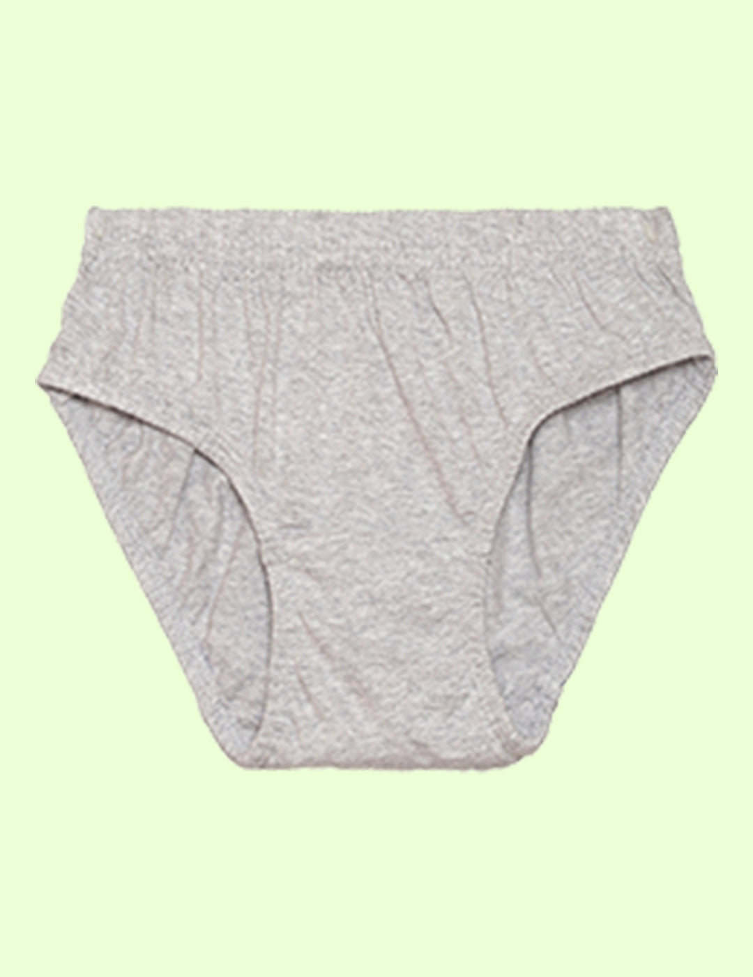 Nusyl Boys solid briefs combo-pack of 3 (White,Grey,Yellow)