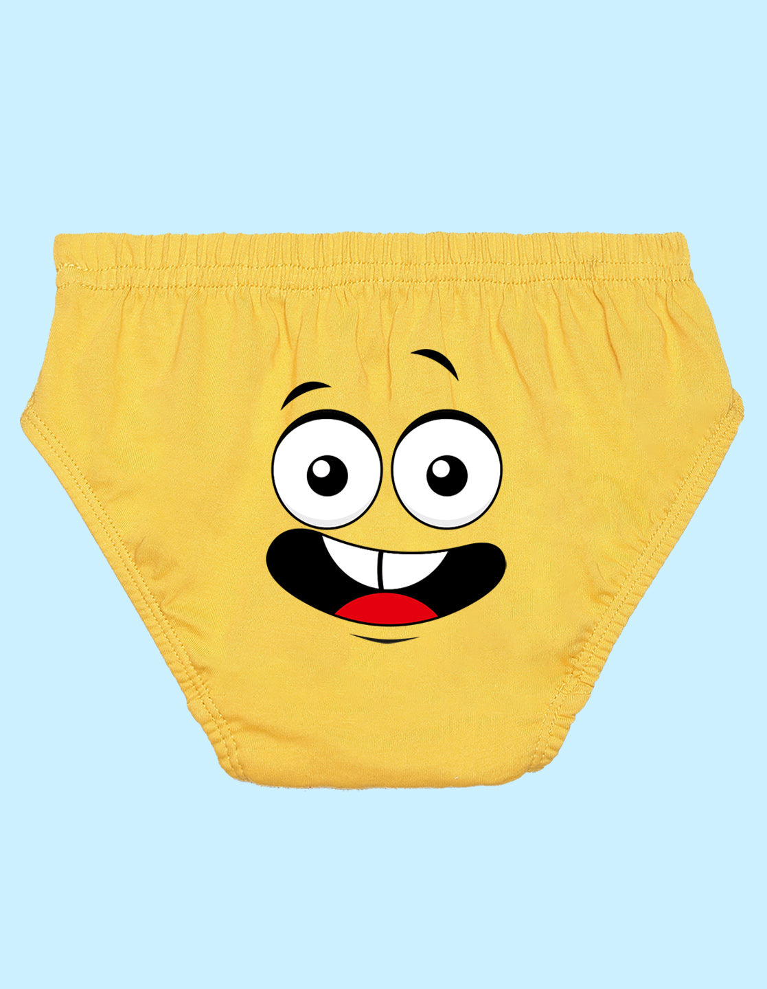 Nusyl Boys printed briefs combo-pack of 5(White,Red,Yellow,Grey,Royal blue)