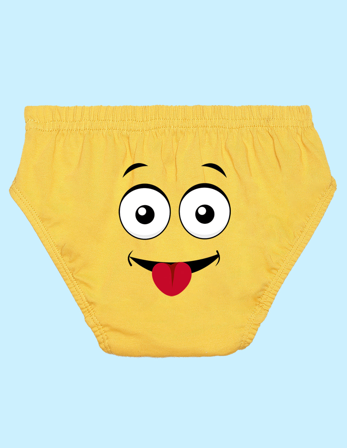 Nusyl Boys printed briefs combo-pack of 5(White,Red,Yellow,Grey,Royal blue)