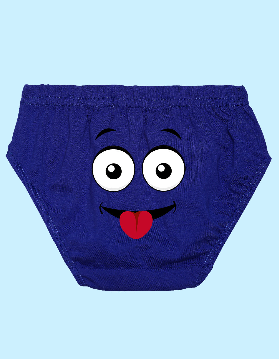 Nusyl Boys printed briefs combo-pack of 5(White,Red,Yellow,Grey,Royal blue)