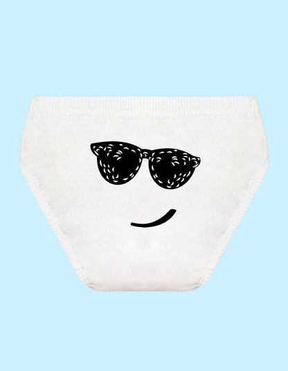 Nusyl Boys printed briefs combo-pack of 5(White,Red,Yellow,Grey,Royal blue)