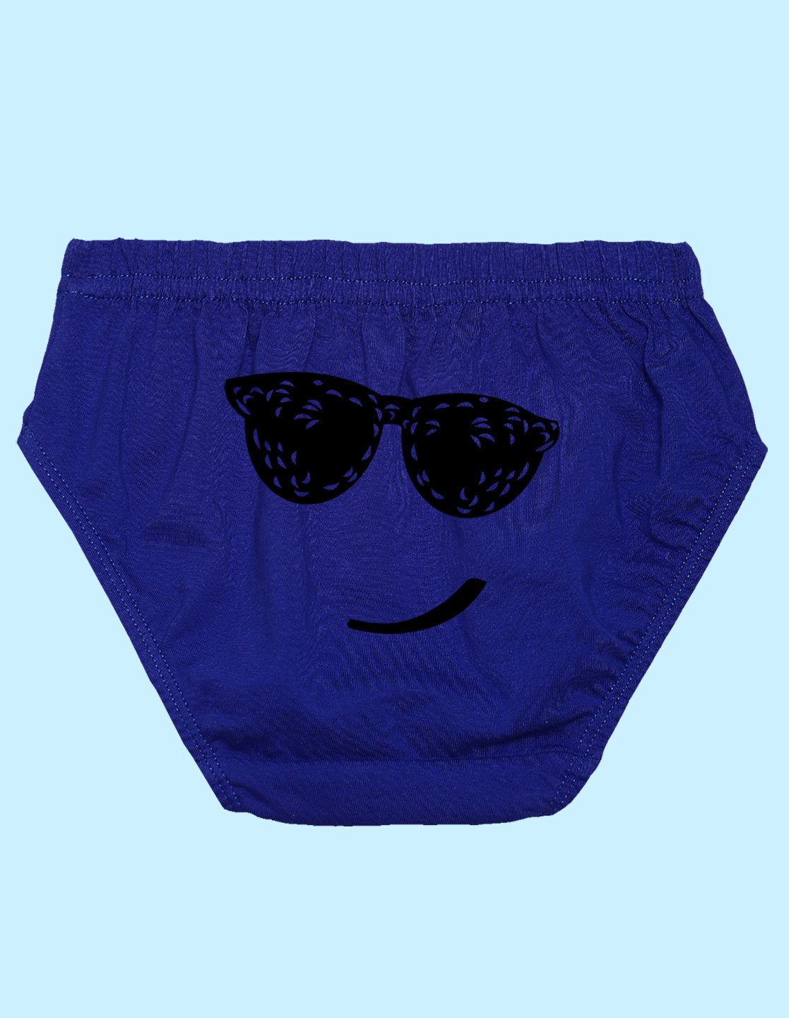Nusyl Boys printed briefs combo-pack of 5(White,Red,Yellow,Grey,Royal blue)