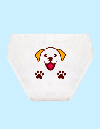 Nusyl Boys printed briefs combo-pack of 5(White,Red,Yellow,Grey,Royal blue)