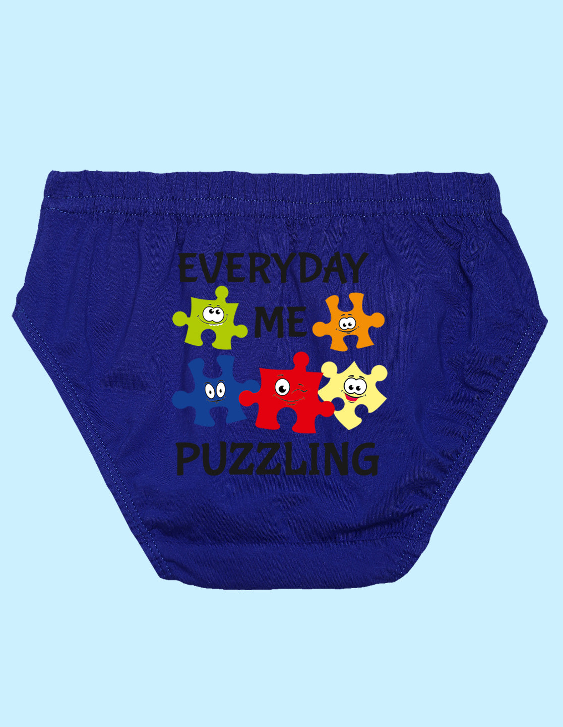 Nusyl Boys printed briefs combo-pack of 5(White,Red,Yellow,Grey,Royal blue)
