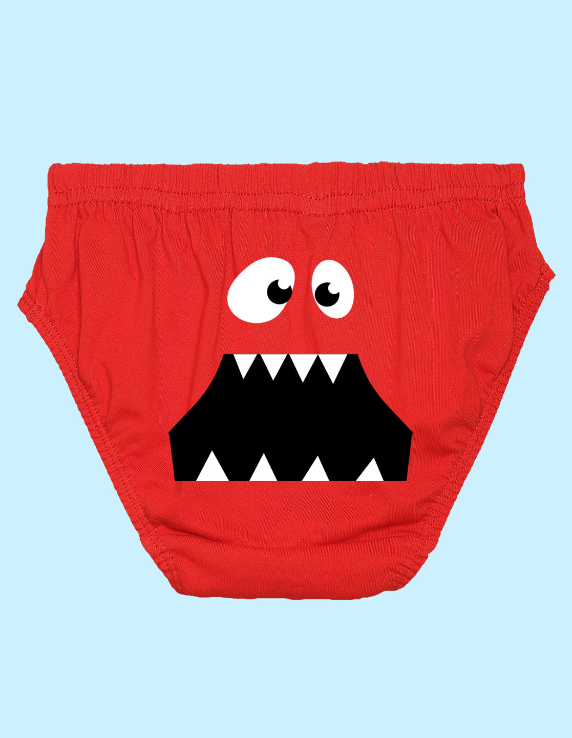 Nusyl Boys printed briefs combo-pack of 5(White,Red,Yellow,Grey,Royal blue)