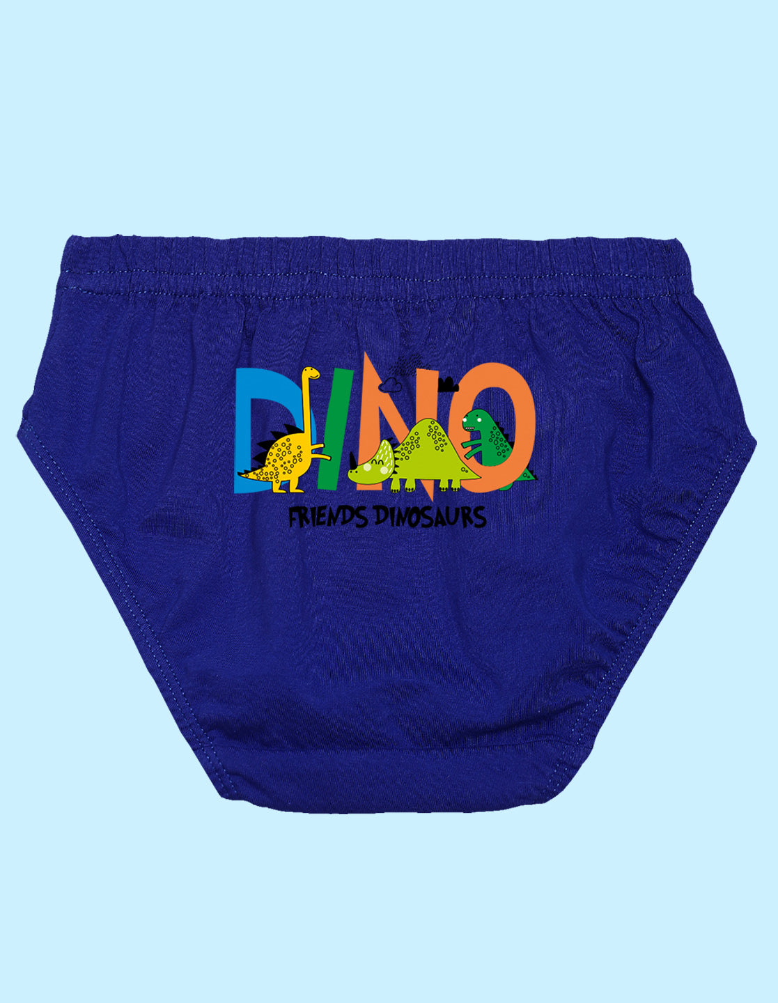 Nusyl Boys printed briefs combo-pack of 5(White,Red,Yellow,Grey,Royal blue)