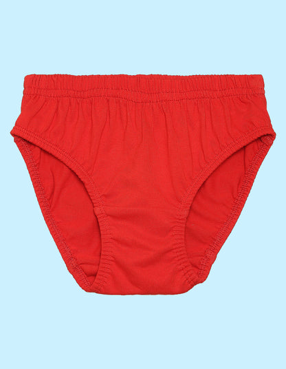 Nusyl Boys printed briefs combo-pack of 5(White,Red,Yellow,Grey,Royal blue)