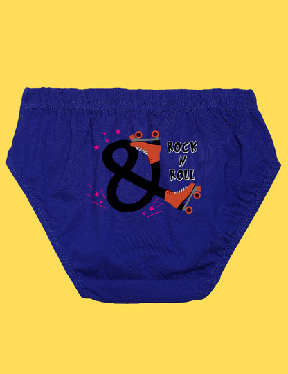 Nusyl Boys printed briefs combo-pack of 4(White,Red,Grey,Royal blue)