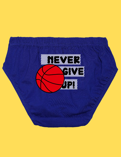 Nusyl Boys printed briefs combo-pack of 3  (White,Royal Blue,Grey)