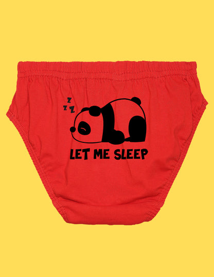 Nusyl Boys printed briefs combo-pack of 3  (Red,White,Yellow)