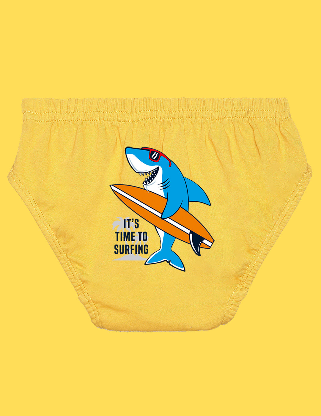 Nusyl Boys printed briefs combo-pack of 3  (Red,Yellow,Grey)