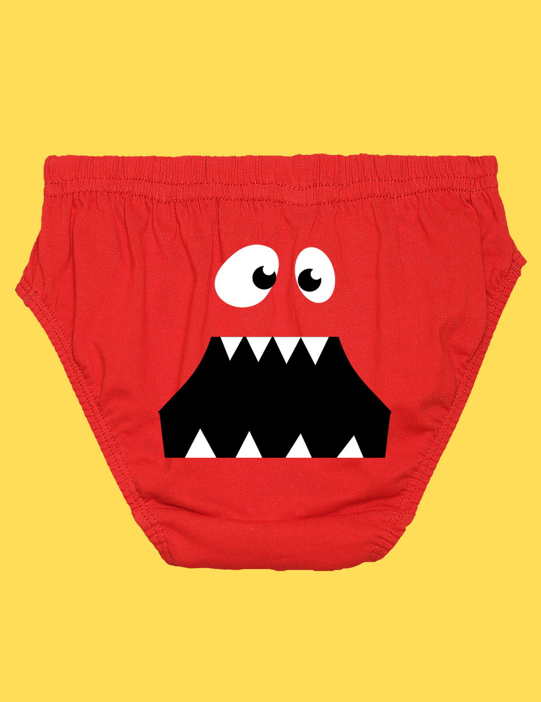 Nusyl Boys printed briefs combo-pack of 3  (White,Red,Grey)