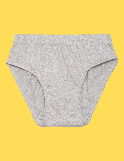 Nusyl Boys printed briefs combo-pack of 3  (White,Red,Grey)