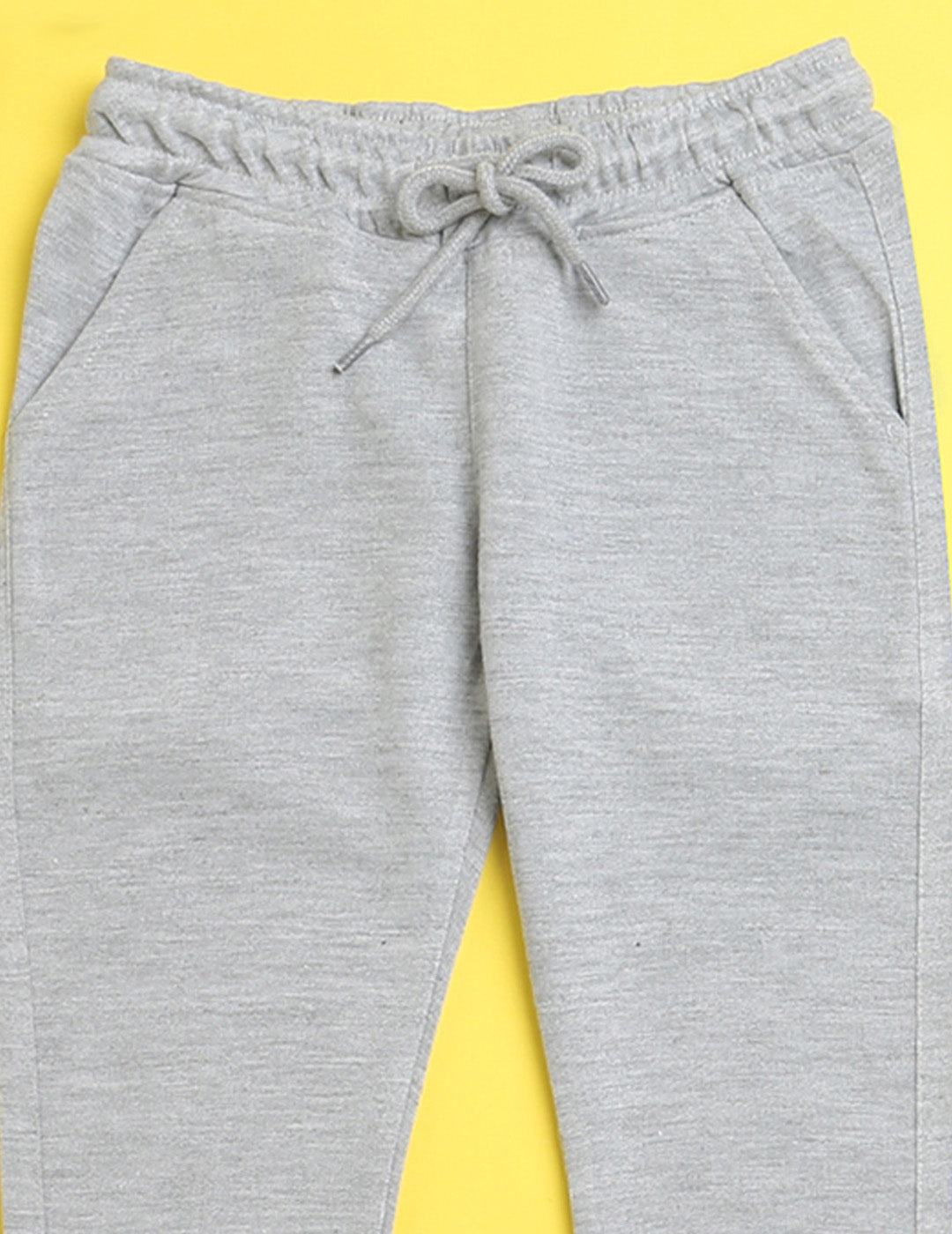 Nusyl Grey cartoon printed kids unisex treck pants