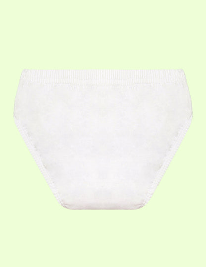 Nusyl Boys solid briefs combo-pack of 3 (White,Red,Royal Blue)
